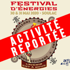 Activité reportée en 2021 // Soulac – Festival d’Energies 2020